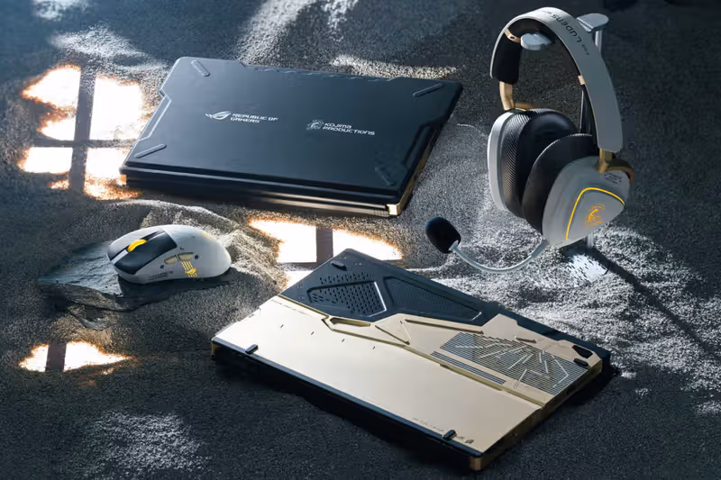 Ratón y auriculares ROG edición especial Hideo Kojima.